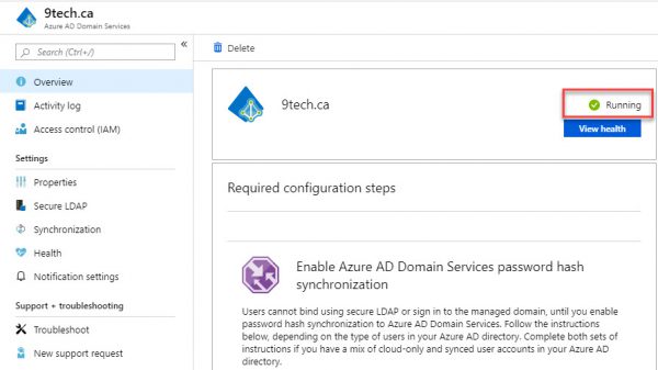 Azure AD Domain Services