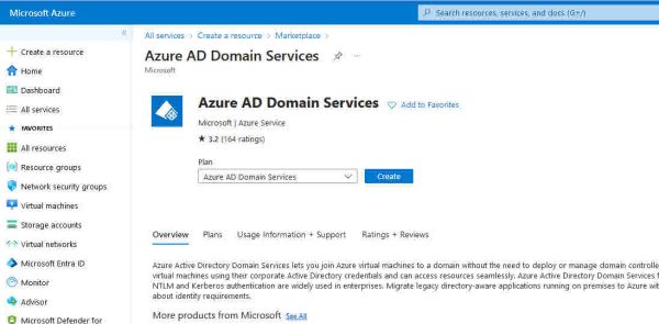 Azure AD Domain Services